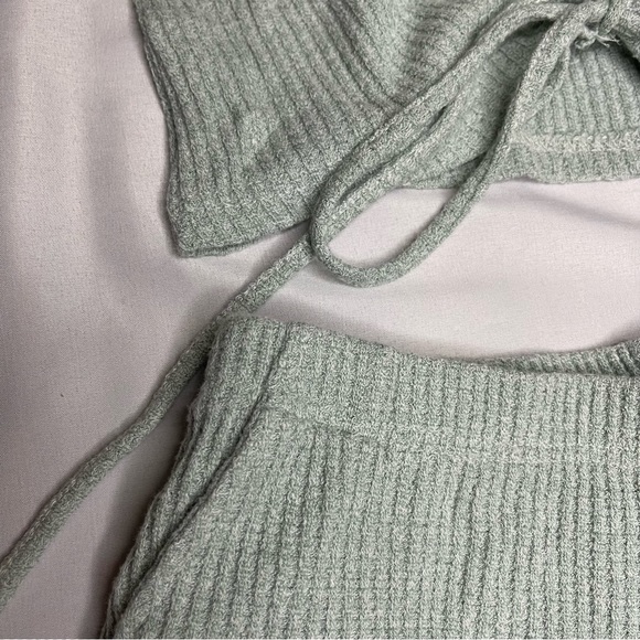 Waffle Knit Shorts Set | size M - Picture 5 of 6